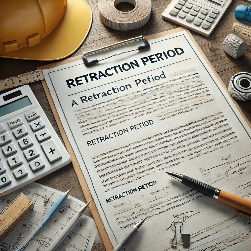 Délai de rétractation et contrats de travaux avec un artisan